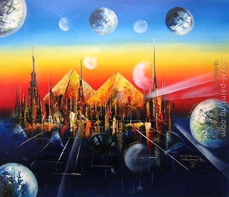 Hand Painted : Modern oil painting Hand Painted : Modern oil painting